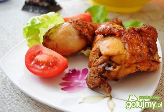 Udka i ziemniaki z  frytkownicy 