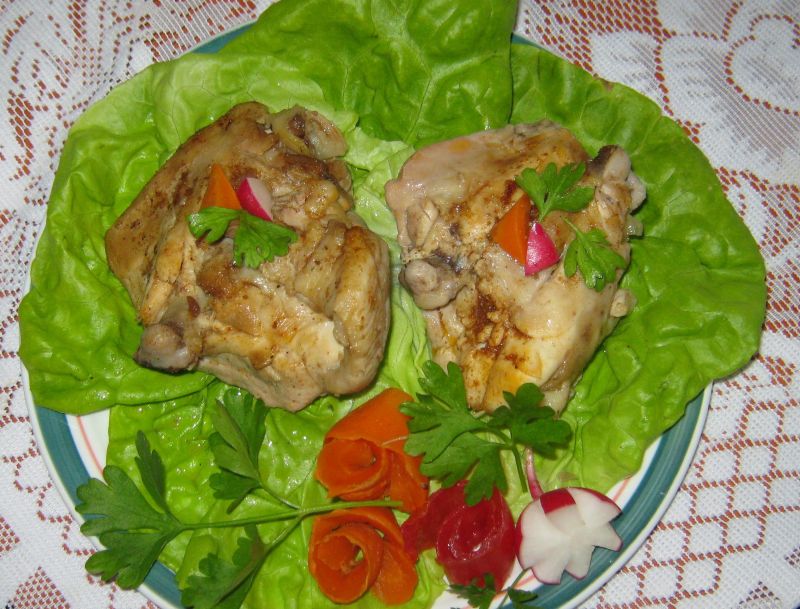 Udka kurczaka duszone Udka kurczaka duszone