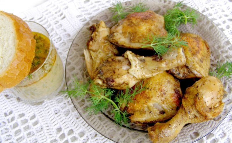 Udka kurczaka duszone