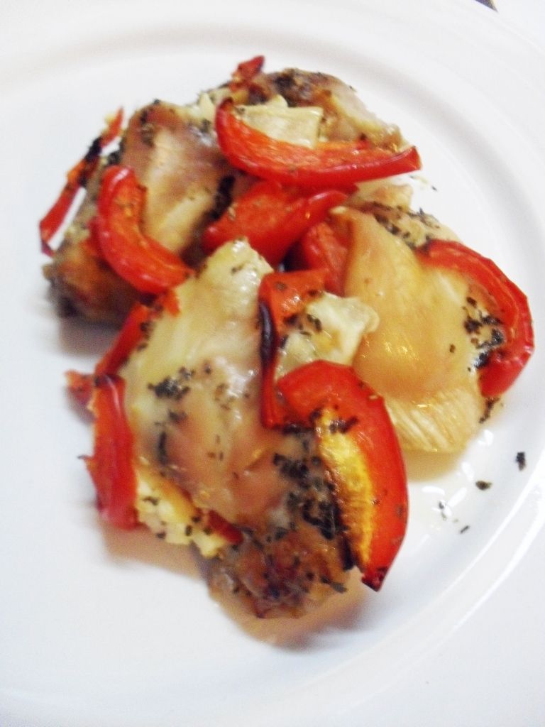 Udka kurczaka faszerowane fetą i papryką Udka kurczaka faszerowane fetą i papryką