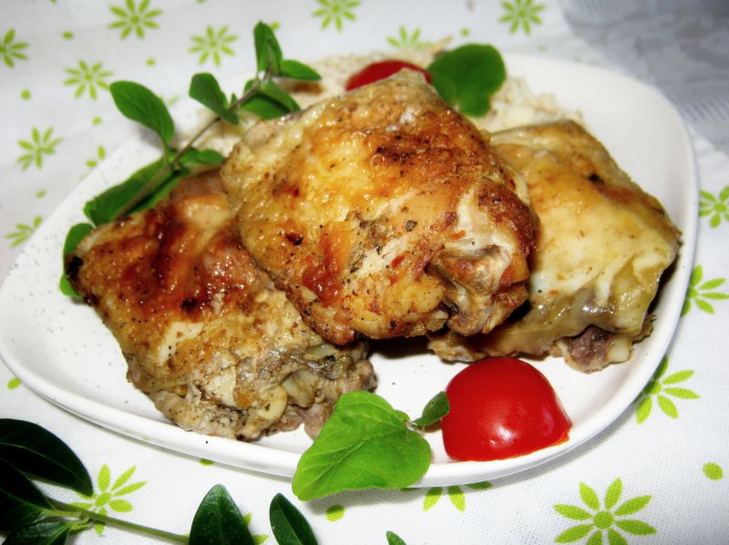 Udka kurczaka na ostro