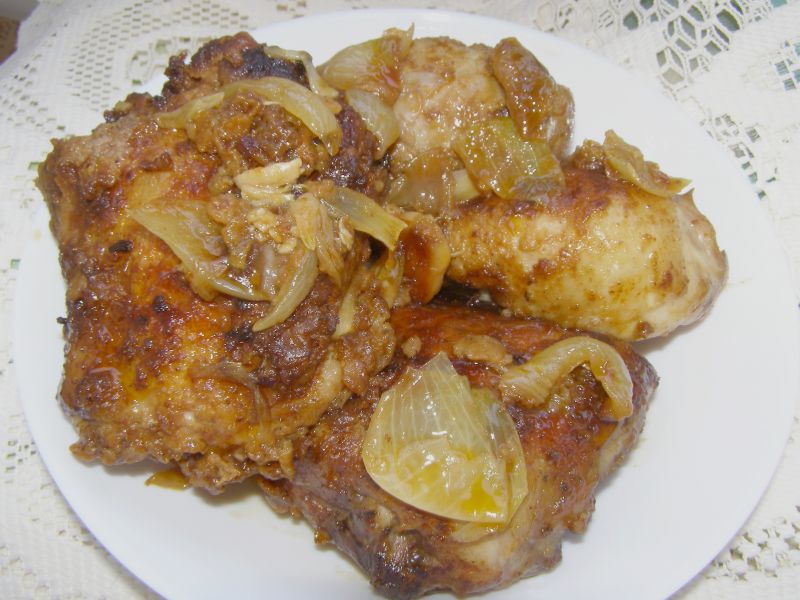 Udka kurczaka w musztardzie