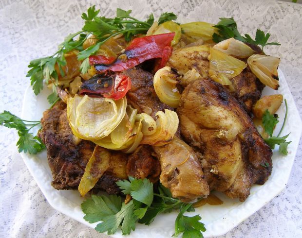 Udka kurczaka z rękawa