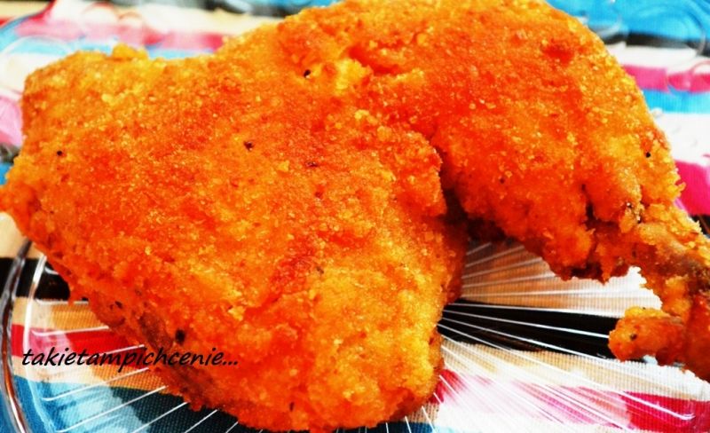 Udka kurze w podwójnej panierce 