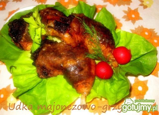 Udka majonezowo- grzybowe