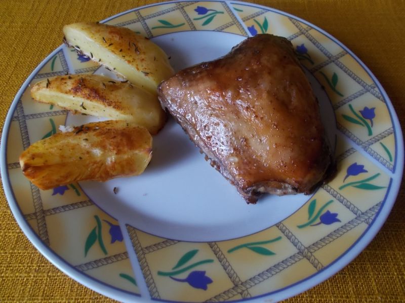 Udka marynowane w soku porzeczkowym