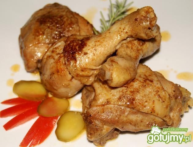 Udka miodowo-rozmarynowe -duszone