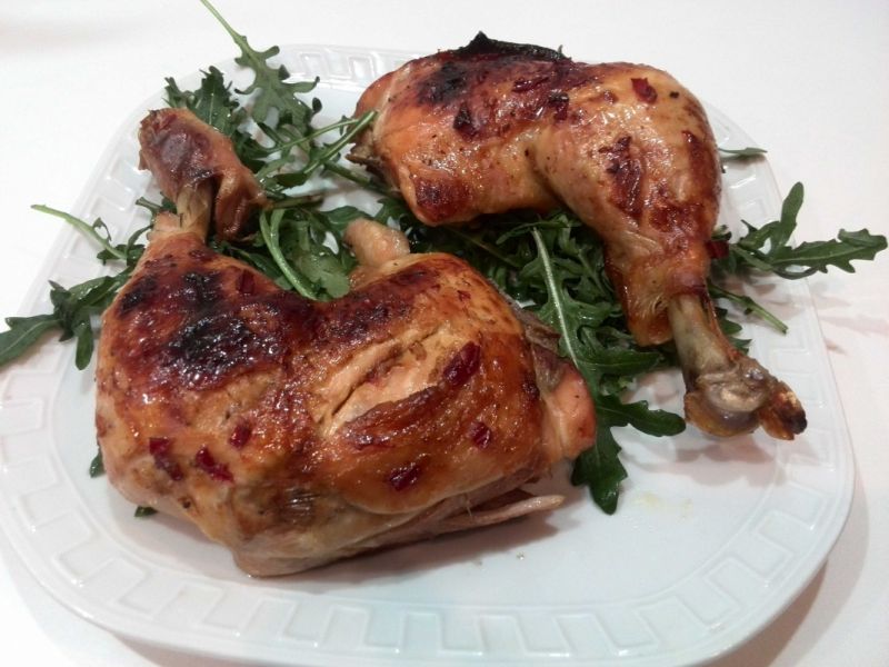 Udka pieczone w marynacie z sosem teriyaki