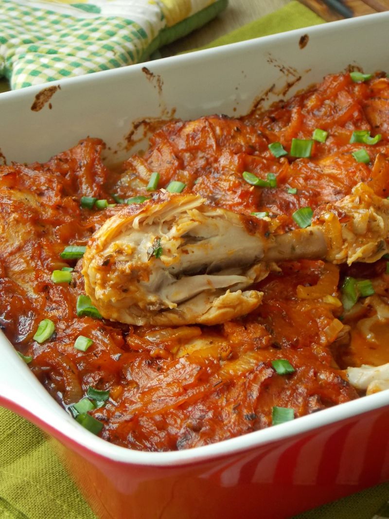 Udka pieczone w sosie pomidorowym Udka pieczone w sosie pomidorowym