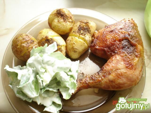 Udka pieczone z ziołami i czosnkiem