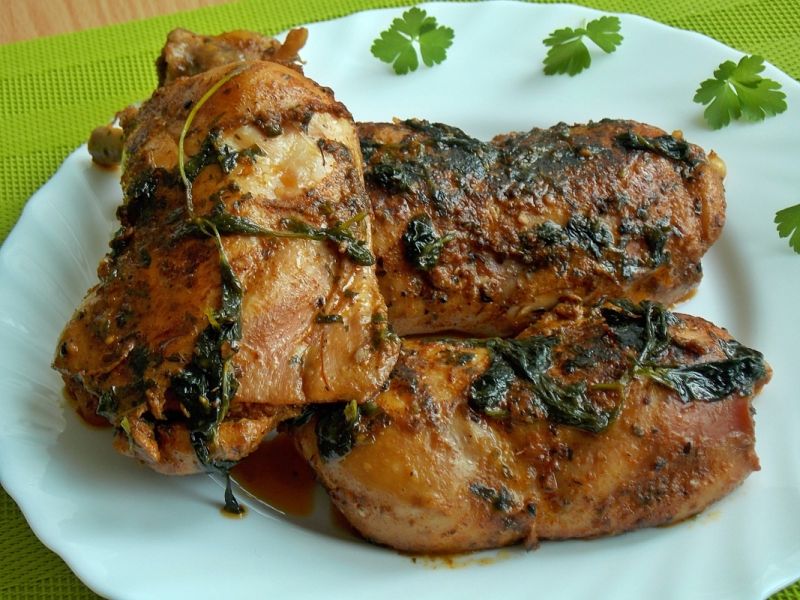 Udka smażone z natką pietruszki Udka smażone z natką pietruszki