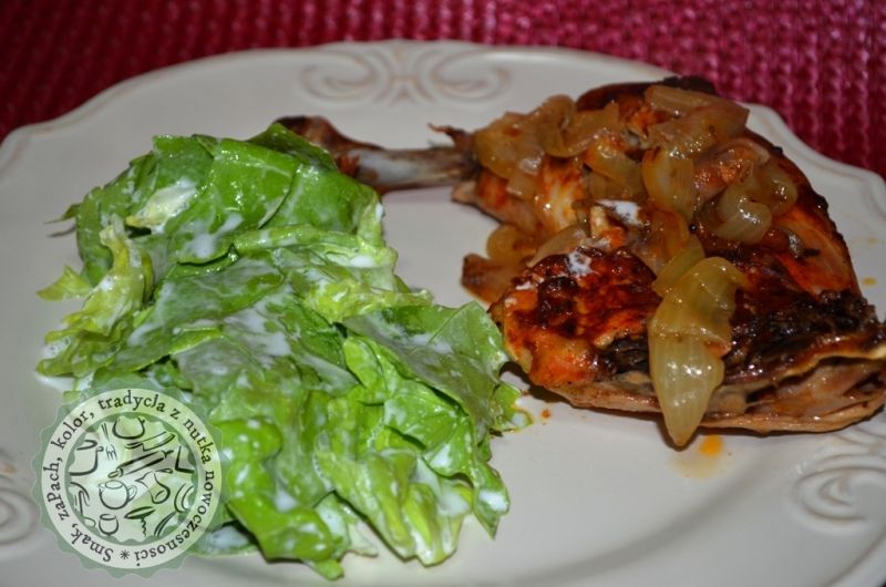 Udka w cebuli aromatyczne i smaczne 