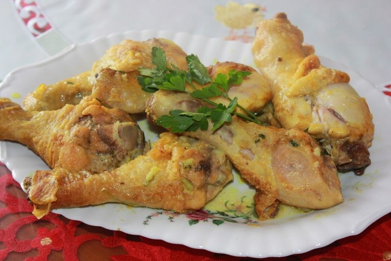 Udka w kurkumie Udka w kurkumie