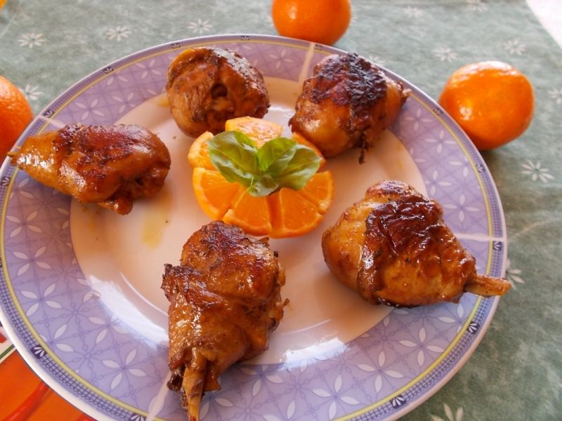 Udka w mandarynkach i chilii peperoncini Udka w mandarynkach i chilii peperoncini