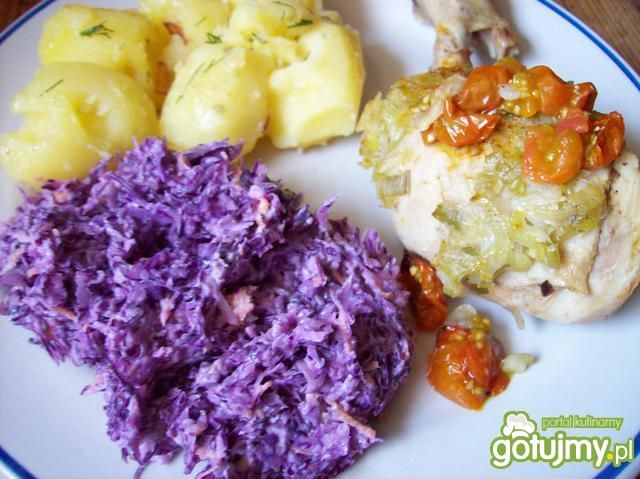 Udka w porach i pomidorach Udka w porach i pomidorach