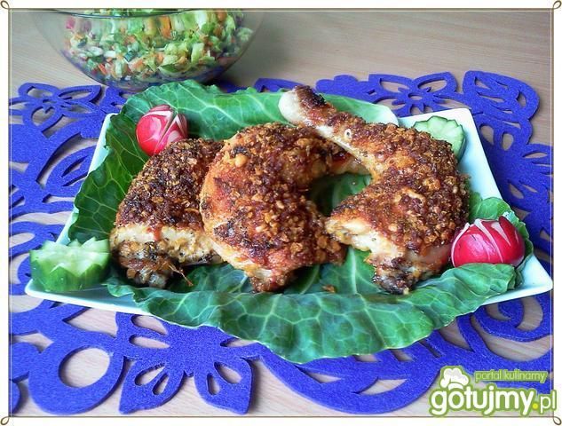 Udka w skorupce kukurydziano-serowej 