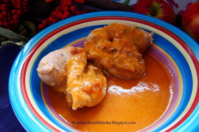 Udka w sosie warzywnym 