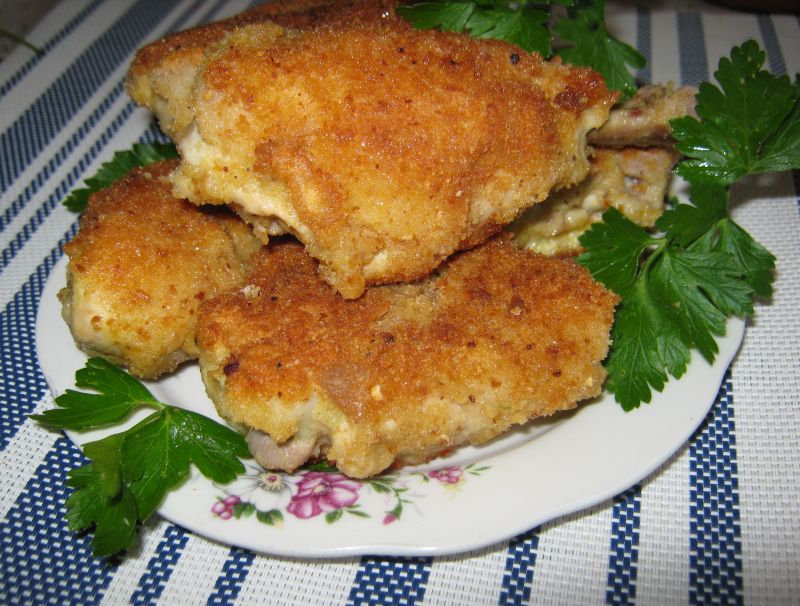 Udka z bulionu w panierce