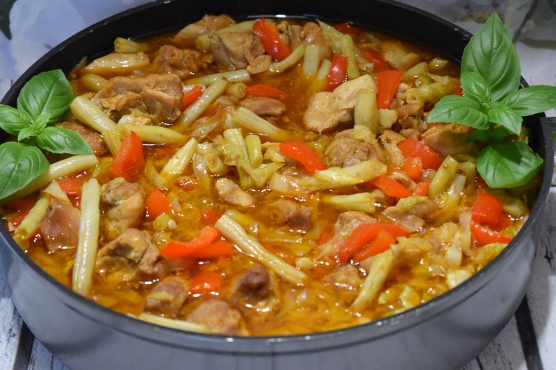 Udka z fasolką szparagową Udka z fasolką szparagową