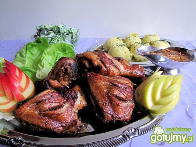 Udka z jabłkami z frytownicy ActiFry Udka z jabłkami z frytownicy ActiFry