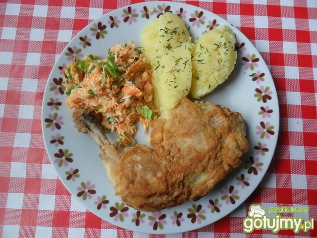Udka z kurczaka w mącznej panierce 