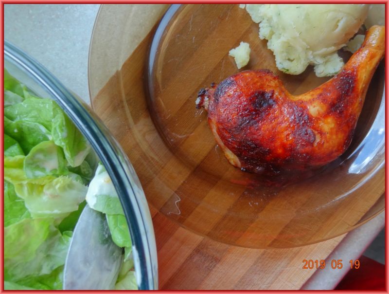 Udka z kurczaka w marynacie z sosem słodkim chili Udka z kurczaka w marynacie z sosem słodkim chili