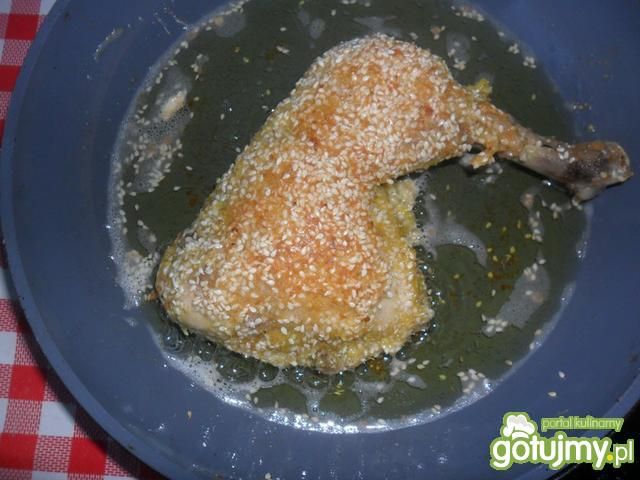 Udka z kurczaka w sezamie