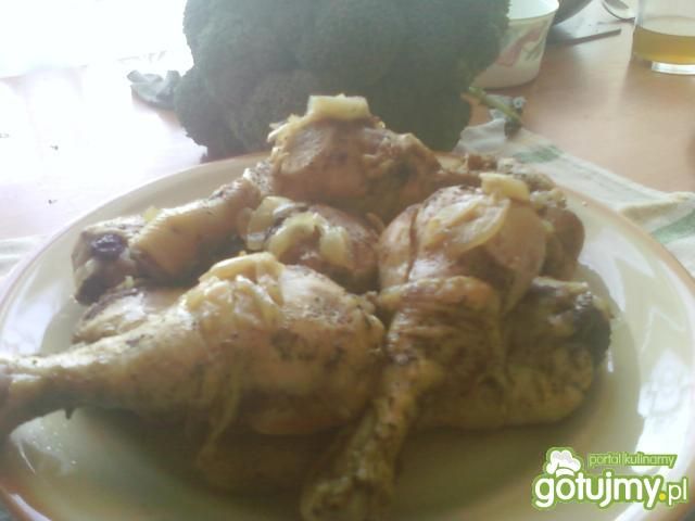 Udka z kurczaka z cebulą Udka z kurczaka z cebulą