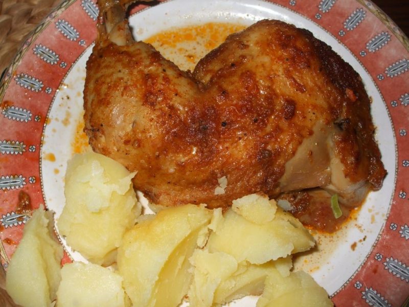 Udka z piekarnika z ziemniakami