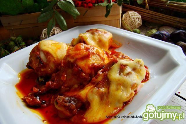 Udka zapiekane z serem żółtym 