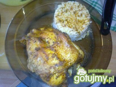 udko kurczaka z ryżem