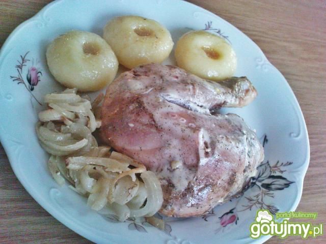 Udko w sosie czosnkowym 