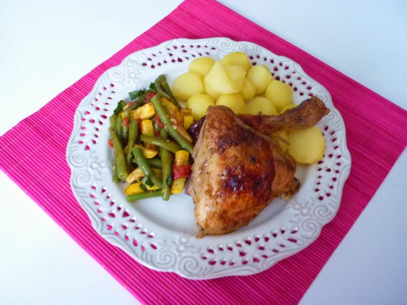 Udko z kurczaka w chrzanowej marynacie 