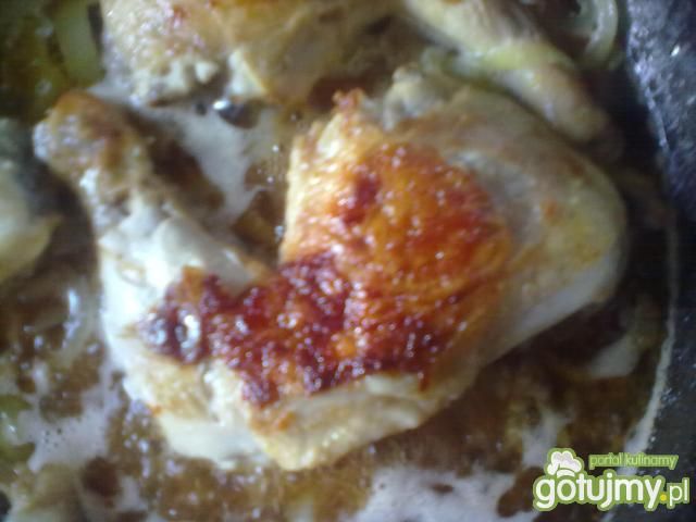 Udko z kurczaka z patelni.