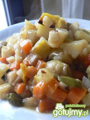 Udko z kurczaka zapiekane z jarzynami 