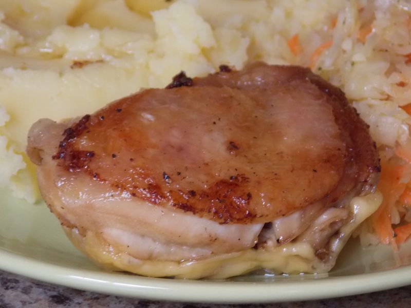 Udźce faszerowane pieczarkami Udźce faszerowane pieczarkami