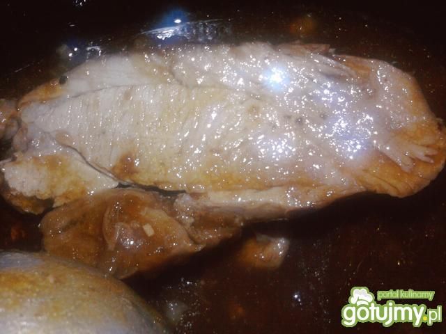 Udziec indyka w sosie własnym wg  Mamy