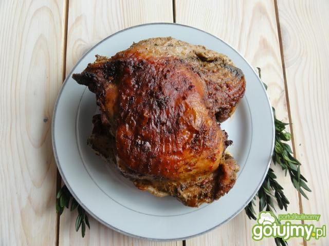 Udziec z indyka na ostro