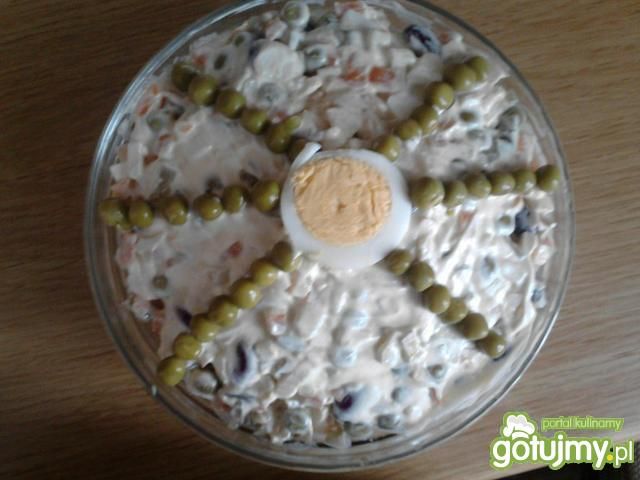 Uproszczona sałatka jarzynowa Uproszczona sałatka jarzynowa