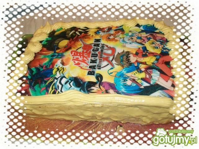 Urodzinowy tort krówkowy Urodzinowy tort krówkowy