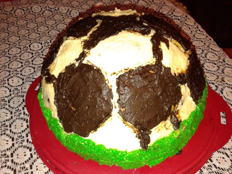 Urodzinowy tort - PIŁKA Urodzinowy tort - PIŁKA