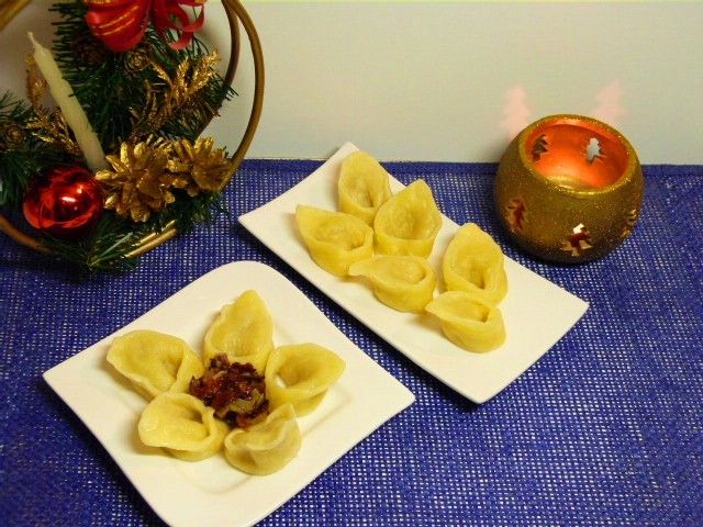 Uszka z białą kapustą