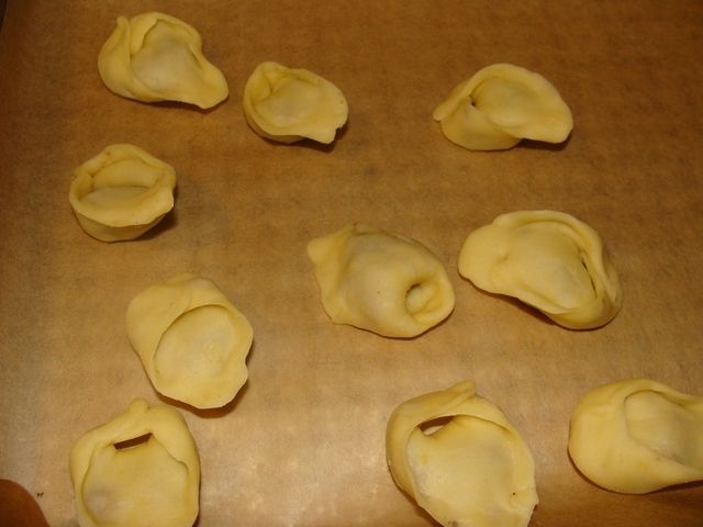 Uszka z pieczarkami Uszka z pieczarkami