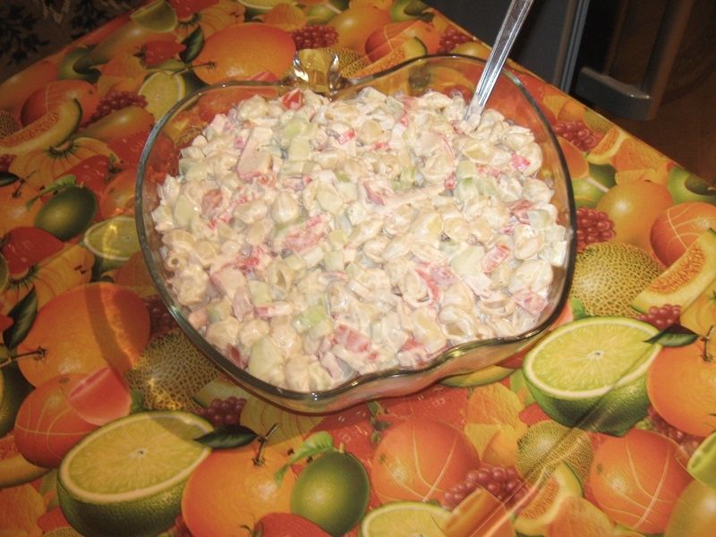 W kilka chwil - sałatka krabowa  W kilka chwil - sałatka krabowa