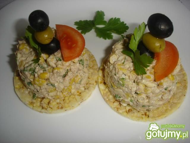  Wafel z  Sałatką z tuńczyka 