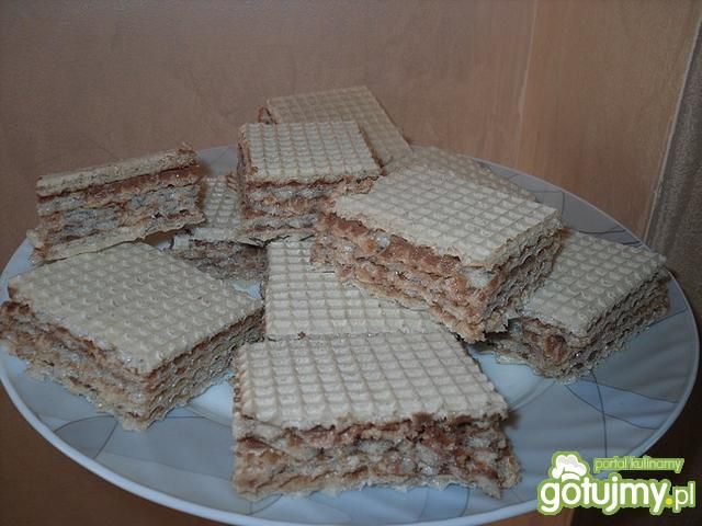 Wafelki alkoholowo - kakaowe Wafelki alkoholowo - kakaowe