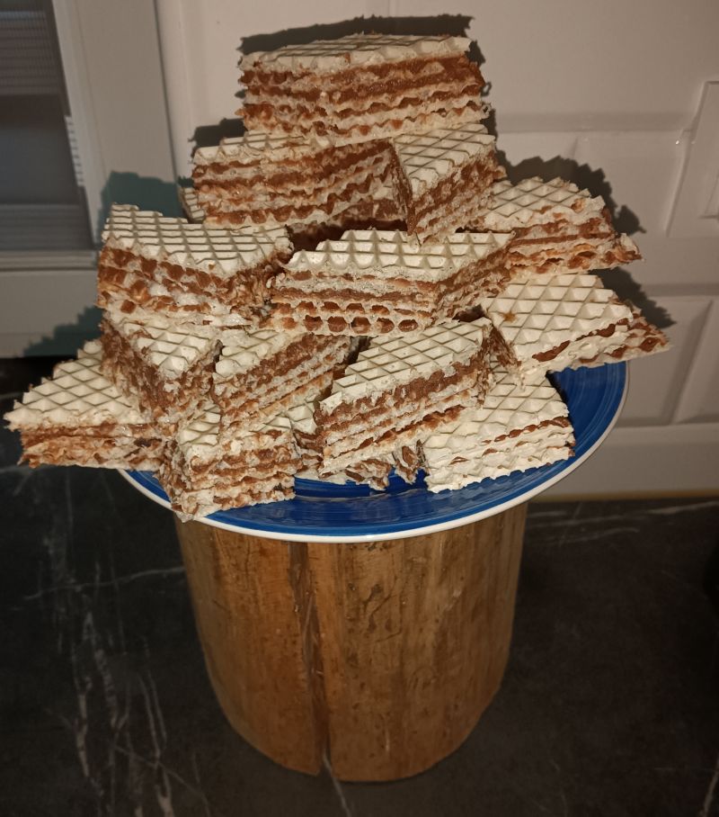 Wafelki kakaowe na mleku w proszku Wafelki kakaowe na mleku w proszku