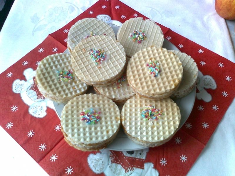 Wafelki krówkowe z imbirem Wafelki krówkowe z imbirem