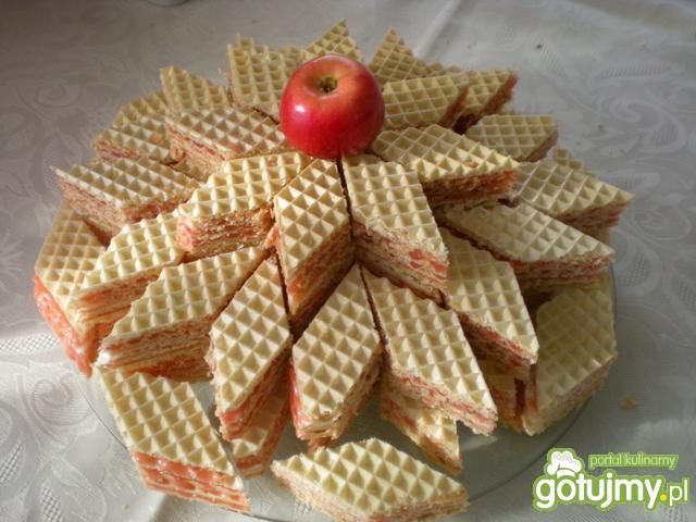 Wafelki z galaretką