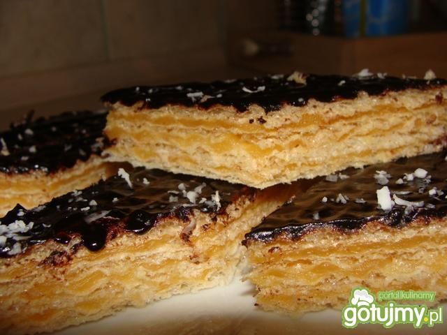 Wafle o smaku pomarańczy